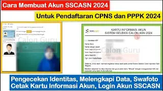 Cara Daftar CPNS dan PPPK di SSCASN BKN ~ Cara Pendaftaran Akun SSCASN 2024 di SSCASN BKN GO ID