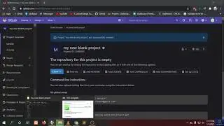 Git Lab new Project Upload in a Unique Method