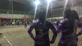 Ecuavoley femenino María Abril Cinthia y Yami vs Jhon Chicho y Beckham