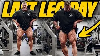 SHREDDED LEG DAY w/ ERIC SEIFERT  | 7 DAYS OUT IFBB VANCOUVER PRO