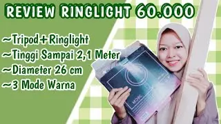 REVIEW RINGLIGHT + TRIPOD MURAH Di SHOPEE | Terlaris No.1