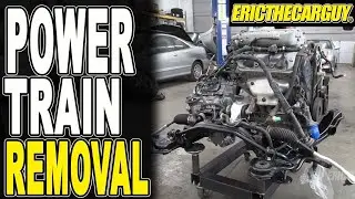 2003 Honda Pilot Powertrain Removal