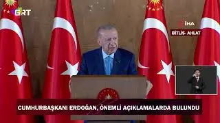 Cumhurbaşkanı Erdoğan, Ahlat'ta Kabine Toplantısı'nın ardından açıklama yaptı.