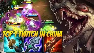 TOP 1 TWITCH GAMEPLAY IN CHINA SERVER | NEW BUILD and RUNES