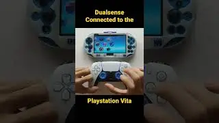 Dualsense Connected to the Playstation Vita 