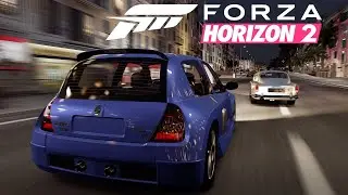 Renault Clio V6 bardzo fajne auto | Forza Horizon 2 PL 2K