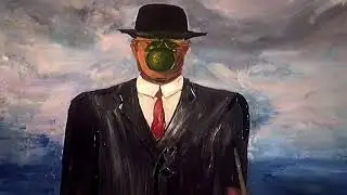 Rene Magritte , картина Рене Магратте . Перерисовала