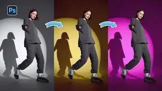 Adobe Photoshop 2024 Tutorials - How to Blend Background Colors of photos taken in the Studio