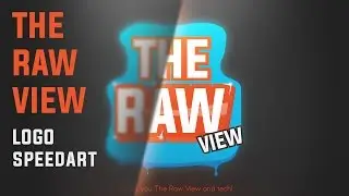 TheRawView Logo Speedart 2D