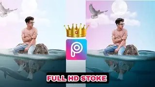 #nayanphtography 🔥 picsart Under Water concept. sea photo editing tutorial with picsart editing.