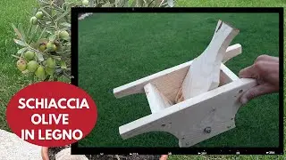 Schiaccia Olive in Legno Fai Da Te