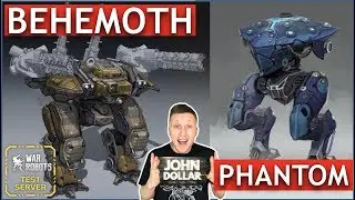 War Robots -Новые роботы: Phantom, Behemoth! Новые модули: Accelerator, Fortifier, Shieldbreaker