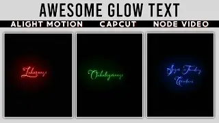 Instagram Trending Glowing Lyrics Video Editing || Alight Motion Tutorial in Telugu 2022🔥⚡