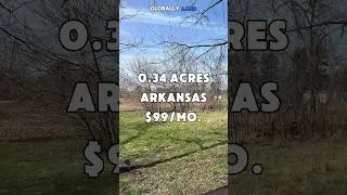 0.34 acres for sale in AR. Terms. #foryou #realestate #land #shorts #property #fyp #shortvideo
