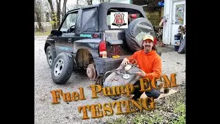 Geo Tracker Sidekick Fuel Pump / ECM - Repairing rusted gas line Suzuki 
