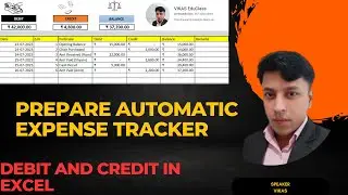 How to prepare and maintain Daily Expense Tracker in Excel. Daily Debit and Credit Entries Record.