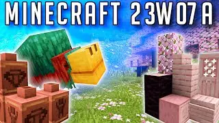 Minecraft Snapshot 23w07a : Biome Cerisiers ! Archéologie et Sniffer !