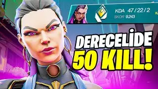 RADİANT eloda KİLL rekorumu kırıp, 50 VURDUM! (Valorant)