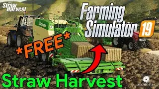 Farming Simulator 19: Straw Harvest Addon (FS19)