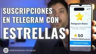 Vender SUSCRIPCIONES con ESTRELLAS en TELEGRAM