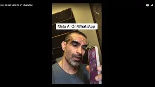 How to use Meta AI on whatsApp