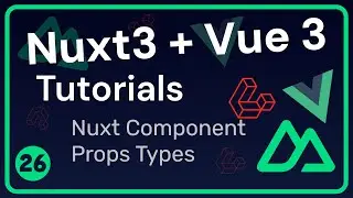 Component Prop Types | Nuxt 3 Tutorials #26 | Urdu & Hindi