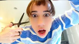 CUTTING MY BANGS SHORT!