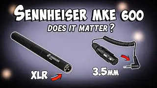 Sennheiser MKE 600 XLR vs 3.5mm Direct To Camera Sound Test