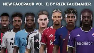 FacePack Update Vol 11 - Pes 2021 & Fl 2026