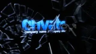 After Effects Broken Glass Logo Elegance Intro VideoHive