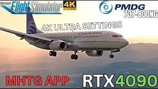 Honduras (MHTG) Landing Approach Boeing 737-800 - Ultra Settings 4K - RTX 4090 MSFS