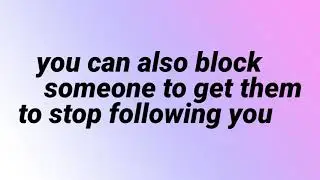 How to Remove Followers