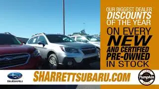 Get your Pumpkin Spice on at Sharrett Subaru