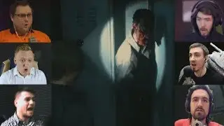 "Реакции Летсплейщиков" на Труп в Шкафу из Resident Evil 2 Remake