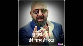 ~Sanjay || dutt || full || attitude || video ||💪💔👿