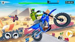 Top 5 Bike Stunt Game play Android Game play Motor Racer Game video terindig