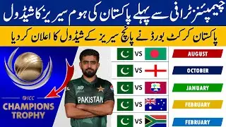 Pakistan cricket schedule 2024 series andtournaments schedule & fixtures future tournroarams