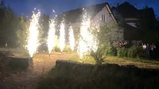Холодные фонтаны. Оформление свадьбы, праздника