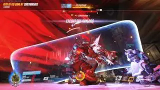 Overwatch - Reinhardt 8 elimination POTG