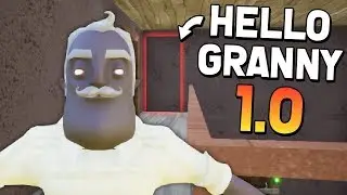 HELLO GRANNY GOES BACK TO THE ORIGINAL BUILD WITH GRANNY 1.0! (Hello Neighbor Mods Full Gameplay)