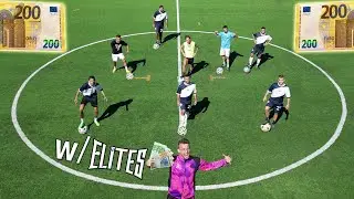 The last one to leave the center circle wins €200! w/Elites, LA