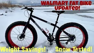 Walmart Fat Bike Update and Snow Test | Mongoose Dolomite | Cheap Fat Bike