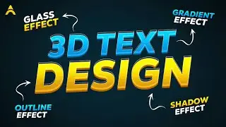 How to Make VIRAL 3D Text in Photoshop?