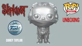 Corey Taylor in Platinum Funko Pop! Vinyl Slipknot Special Edition Exclusive Rock