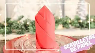 SERVILLETAS DE PAPEL DECORATIVAS | PAPER NAPKIN FOLDING