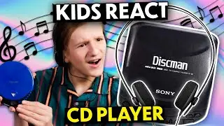 Kids Use A CD Player For The First Time! | Kids REACT