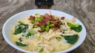 Get Ready For The Most Comforting Cheesy Chicken Soup Ever!