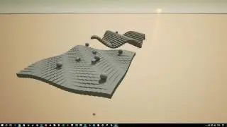 UE4 Wave floor