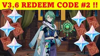 V3.6 Redeem Code #2: GA9FPD42SJ4V !! | 60 Primogems + 5 Adventurer's Experience | Genshin Impact