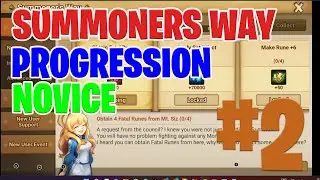 Summoners Way - Progression - Novice - #2 - Obtain 4 Fatal Runes | Summoners war 2022